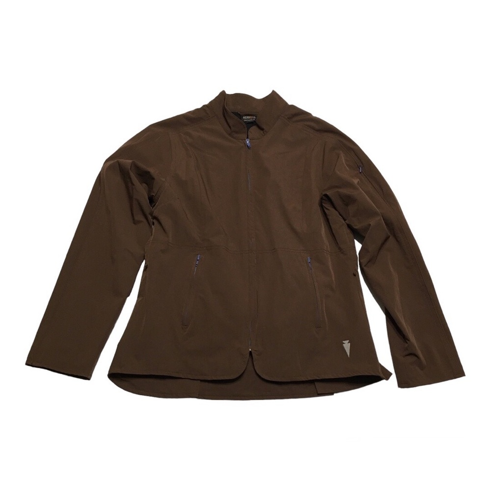 Kerrits Soft Shell Brown Jacket Size Large - image 1